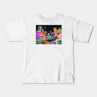 Childhood Sweetness Candy Boy 2 Kids T-Shirt